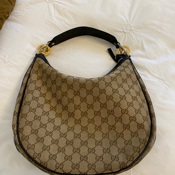 Gucci Handbags - authentic Gucci twin GG hobo bag.